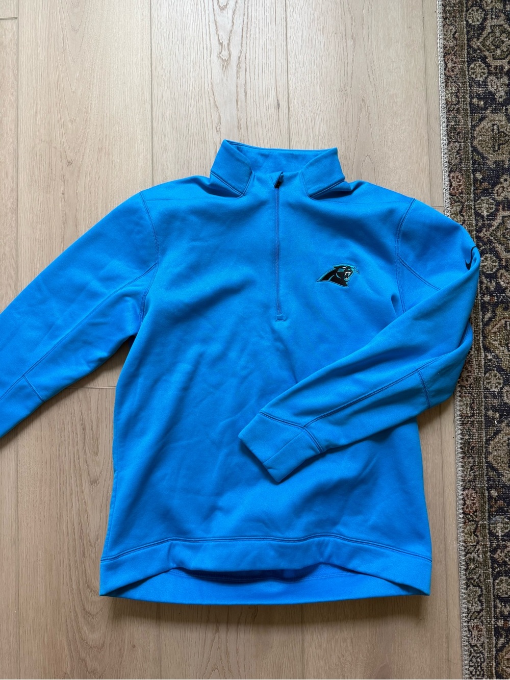 Nike Men's Panthers Quarter-Zip Pullover